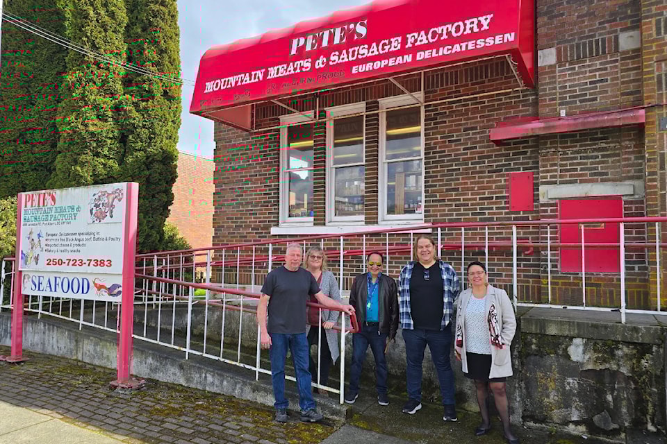 In March 2025, Pete and Anita Kurucz sold their butcher shop, Pete's Mountain Meats and Sausage Factory. They had operated it for more than 30 years, and say they are pleased to pass it on to Uchucklesaht Capital Assets Inc. The new owners say they will maintain 'business as usual' at the business. (UCHUCKLESAHT TRIBE GOV'T/ Alberni Valley News)