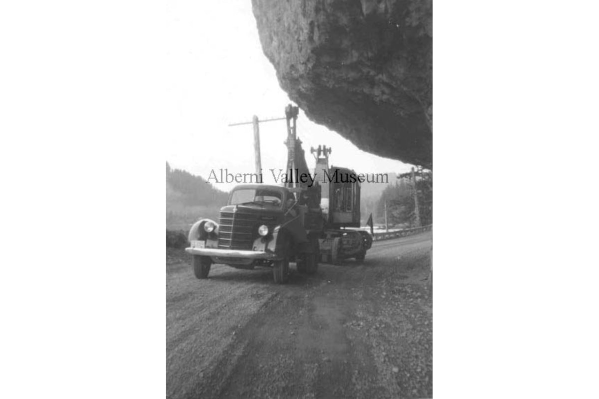 A LOOK BACK: Angel Rock's overhang looked different in 1940s