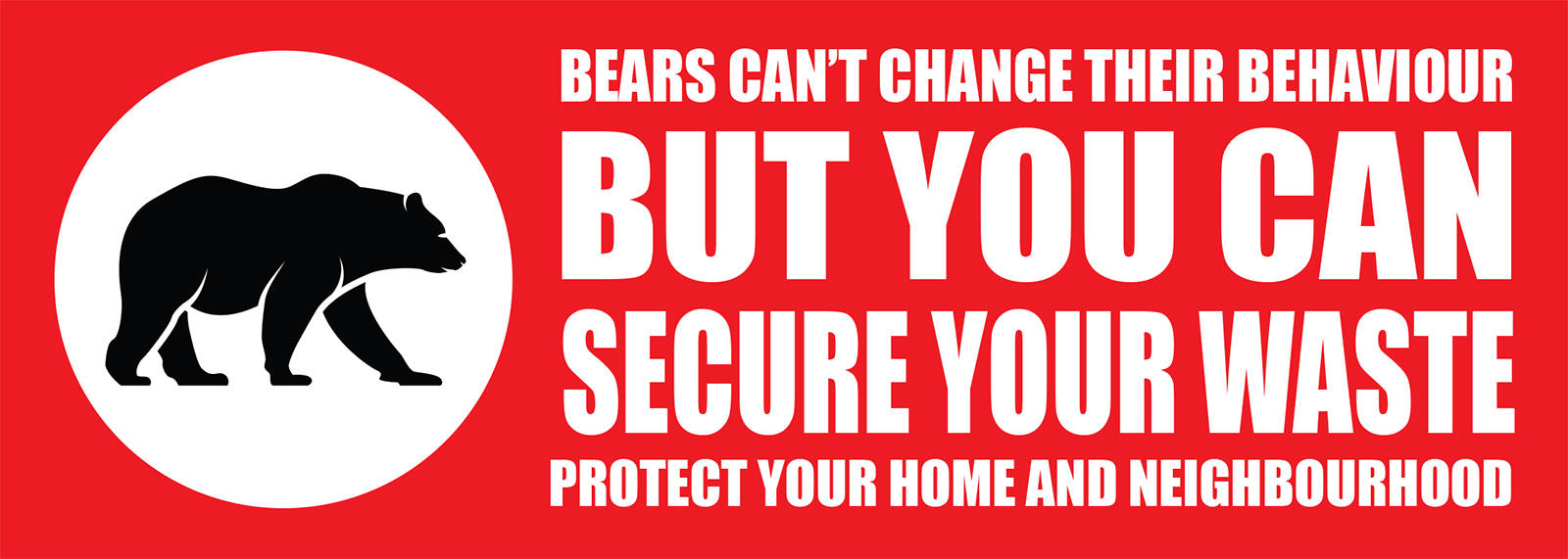 Use your Bear Smarts this fall!