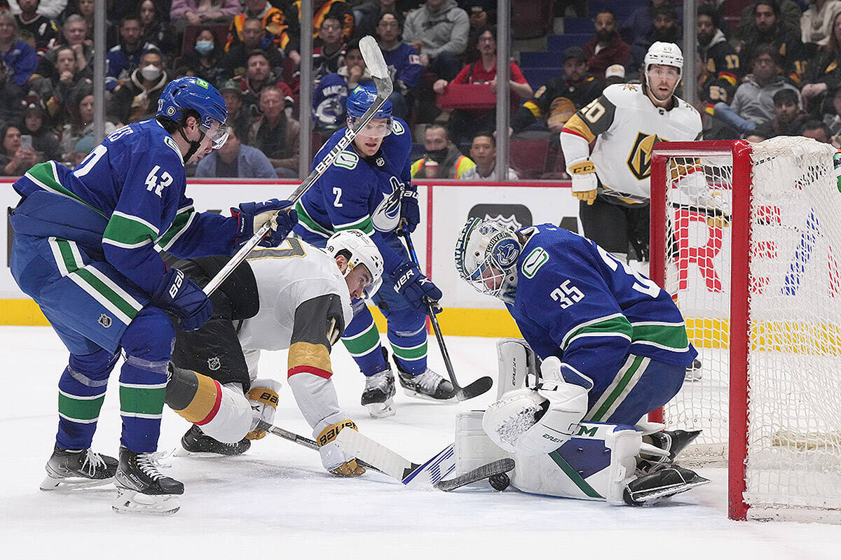 Theodore's goal in OT lifts Golden Knights past Canucks 3-2