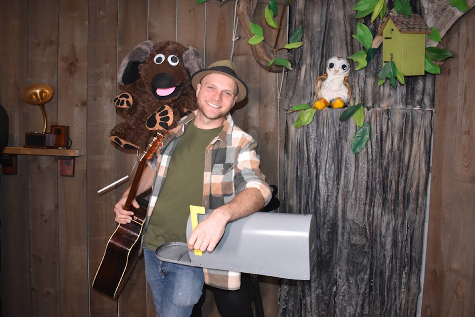 Desmond Day Larson on the set of his YouTube show, Mr. Day. Photo by Terry Farrell