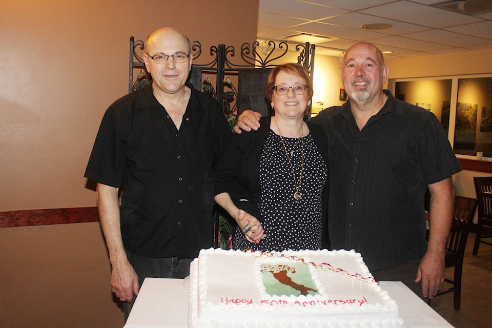 Siblings Gianni, Susi and Ivo Solda celebrate the 50th anniversary of the restaurant their parents opened in 1969. Sonja Drinkwater photo