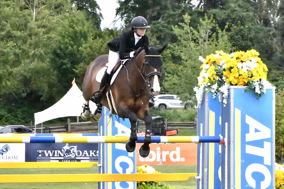 Tiffany Foster and Battlecry had a close call for first place, but ended up in second at the ATCO Cup grand prix.