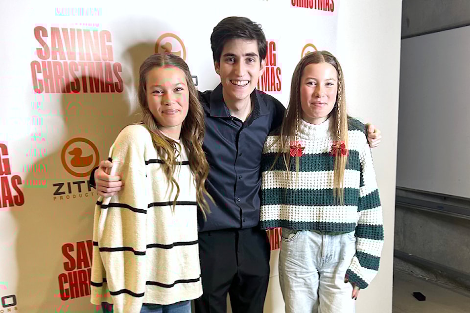 Twin sisters Ella and Ellexis Wejr have supporting lead roles in the holiday film 'Saving Christmas'. (Special to The Star)