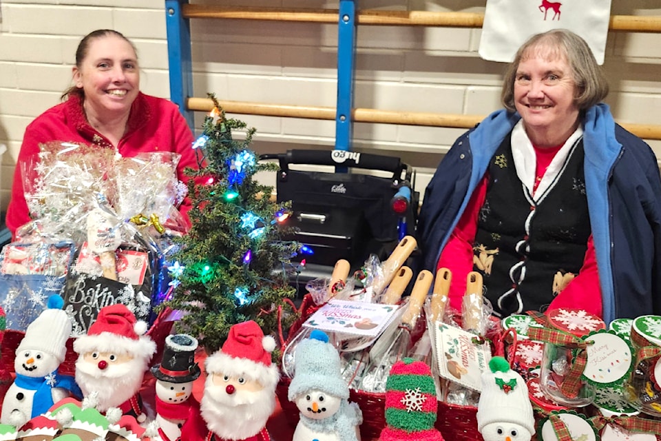 More than 50 vendors filled the gym for the annual winter market at Shortreed Elementary on Nov. 30. (Kyler Emerson/Aldergrove Star)