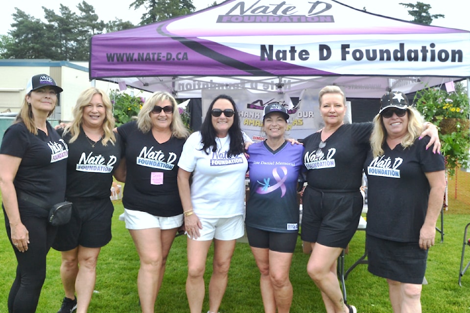 Murrayville mom, Tiffany Daniel (centre right), founded the Nate D Foundation in honour of her son’s memory to support others who need trauma therapy. 