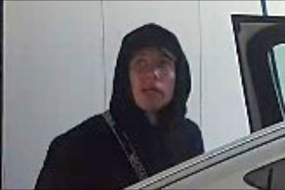 Langley RCMP are searching for the identity of a suspect who was the driver of a suspicious vehicle that rammed a police car in Aldergrove on Thursday, June 6. (Langley RCMP photo)