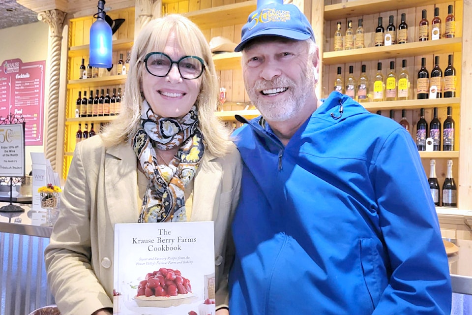 Sandee and Alf Krause are celebrating their farm's 50th year with the release of the Krause Berry Farm cookbook. (Kyler Emerson/Aldergrove Star)