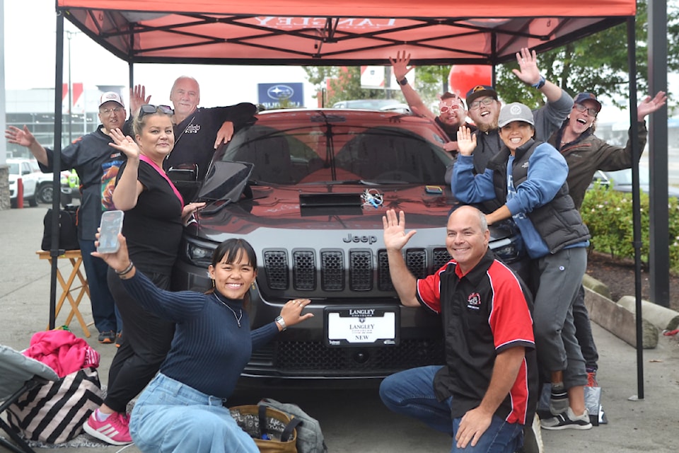Seven contestants competed to outlast each other to win the Jeep Cherokee Altitude in the inaugural Hand Over A Jeep contest last year.