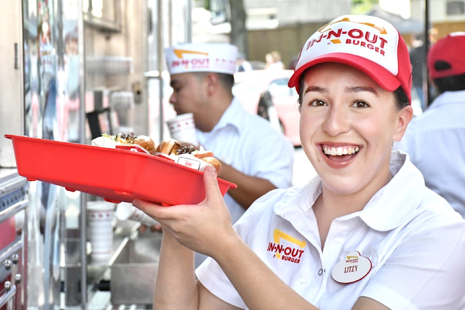 In-N-Out Burger sold out its meal tickets last year, and will be back again at this year's Cruise-In. (Aldergrove Star files)