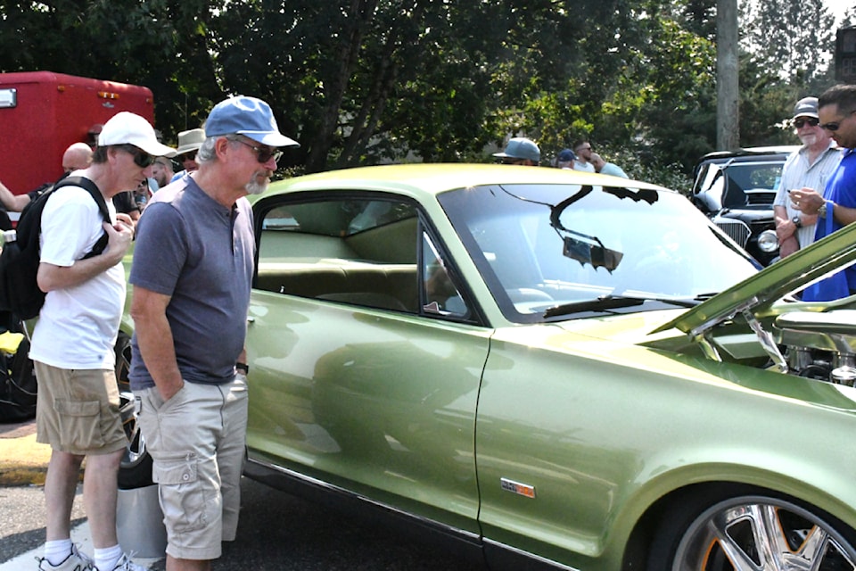 Kevin Mindel brought his one-of-a-kind Mercury Cougar Fastback GT-P car to the Cruise-In for the first time on Saturday, Sept. 7. (Kyler Emerson/Aldergrove Star)