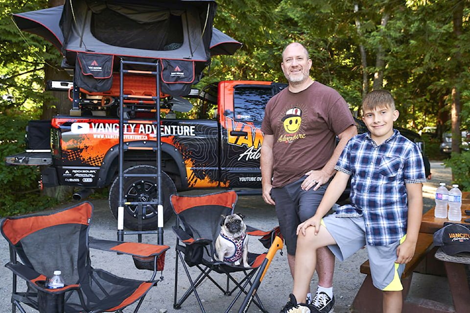 Aldergrove's Daryl Berden and his 12-year-old son, Cayden, have been sharing their adventures around North America through their Youtube channel since April 2020. (Special to The Star)