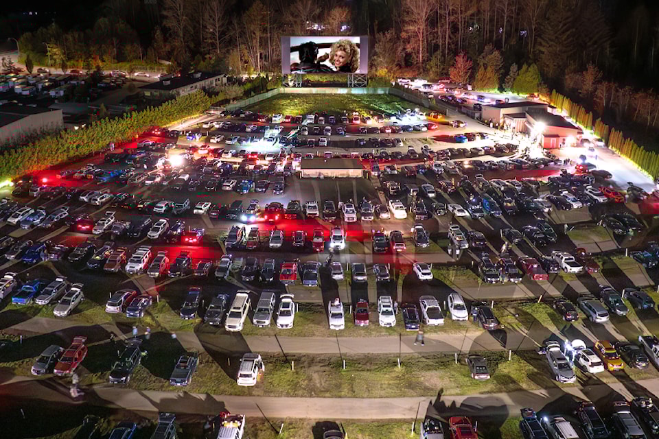 Jonny Ray shared this aerial photo of the Twilight Drive-In of its last night showing 'Grease,' Sept. 30. (Special to The Star)