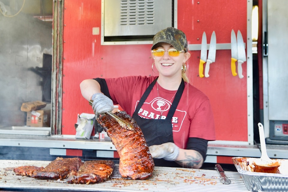 Sophia Harding, ribber for Prairie Smoke and Spice, said she hopes to win People's Choice at RibFest 91ԭ running from Friday, Aug. 15 to Sunday Aug. 17. 