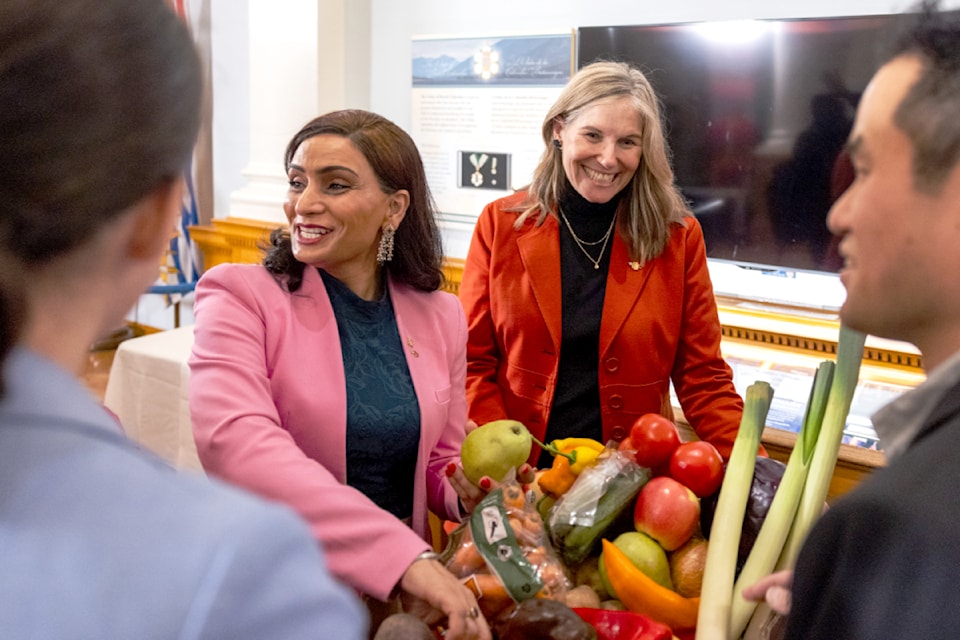 Diana Gibson (right), minister of agriculture and food, announced funding for food innnovation. (B.C. flickr photo)