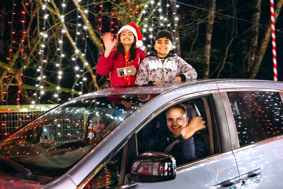 91ԭ Township's new holiday light display ran from Dec. 9 to 29 at Williams Park. (91ԭ Township photo)