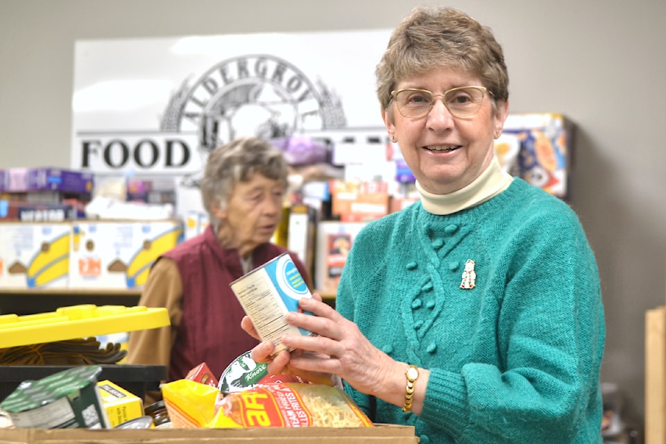 Mary Van Zuuk is the manager at the Aldergrove Food Bank. (Kyler Emerson/Aldergrove Star)