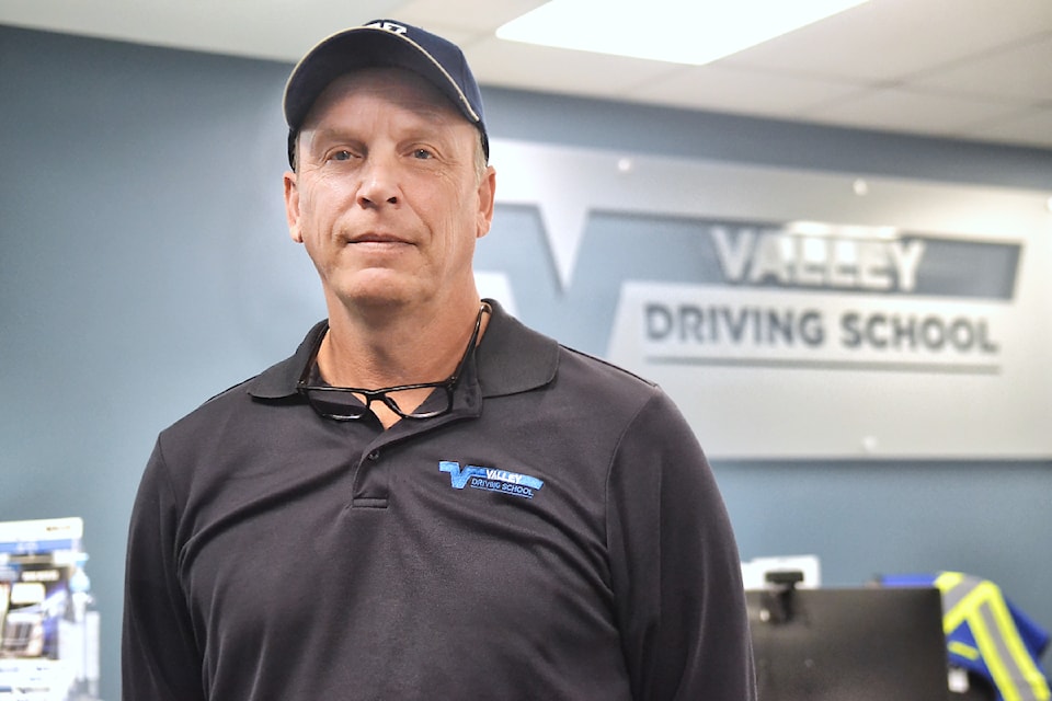 Rob Carey is a driving instructor with Valley Driving School in Langley. (Kyler Emerson/Black Press Media)