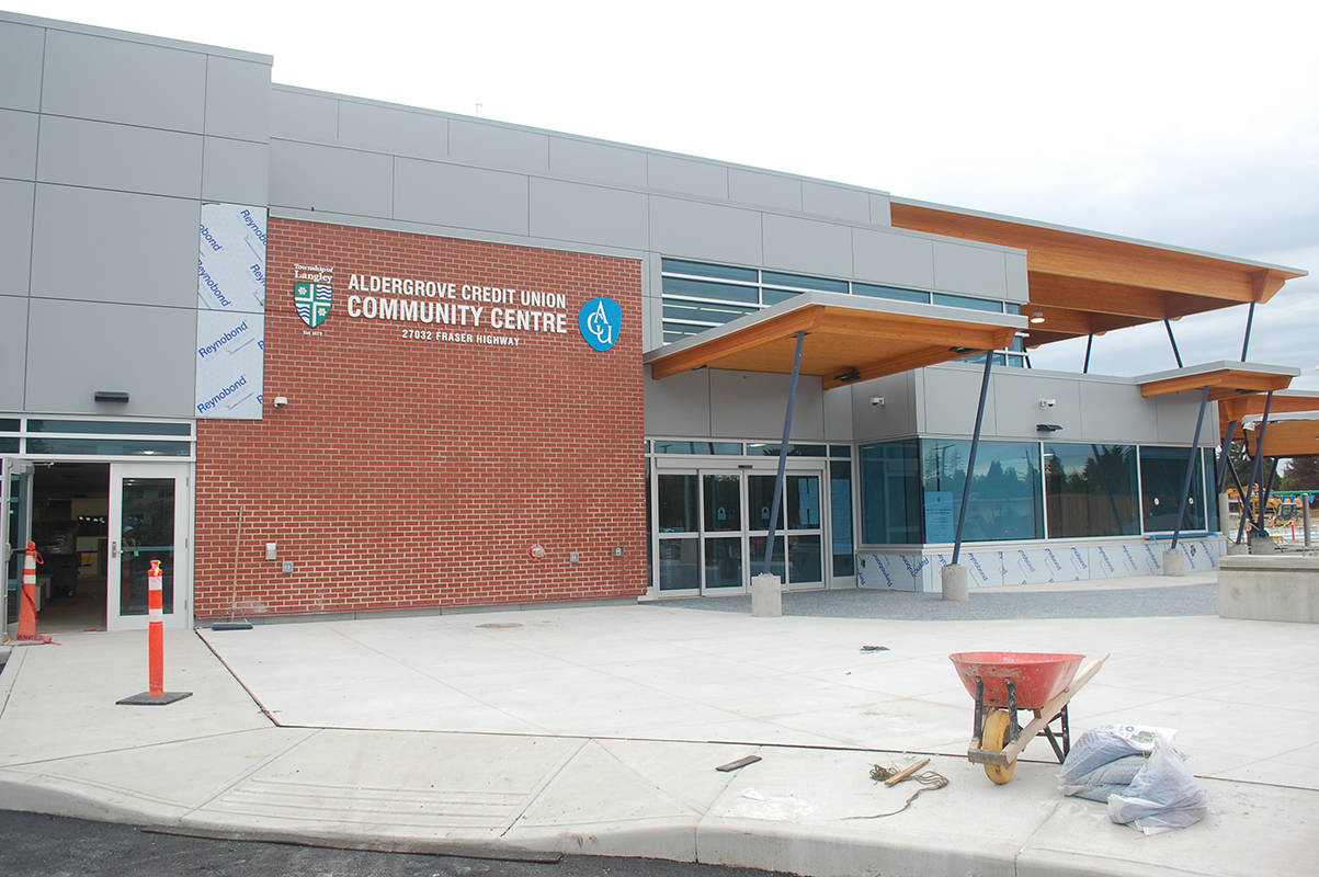 ‘Only in Aldergrove’ rec centre nears completion Aldergrove Star