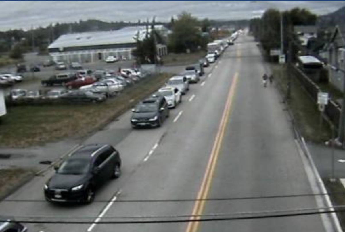 UPDATE Sumas border seeing lengthy wait times through the weekend