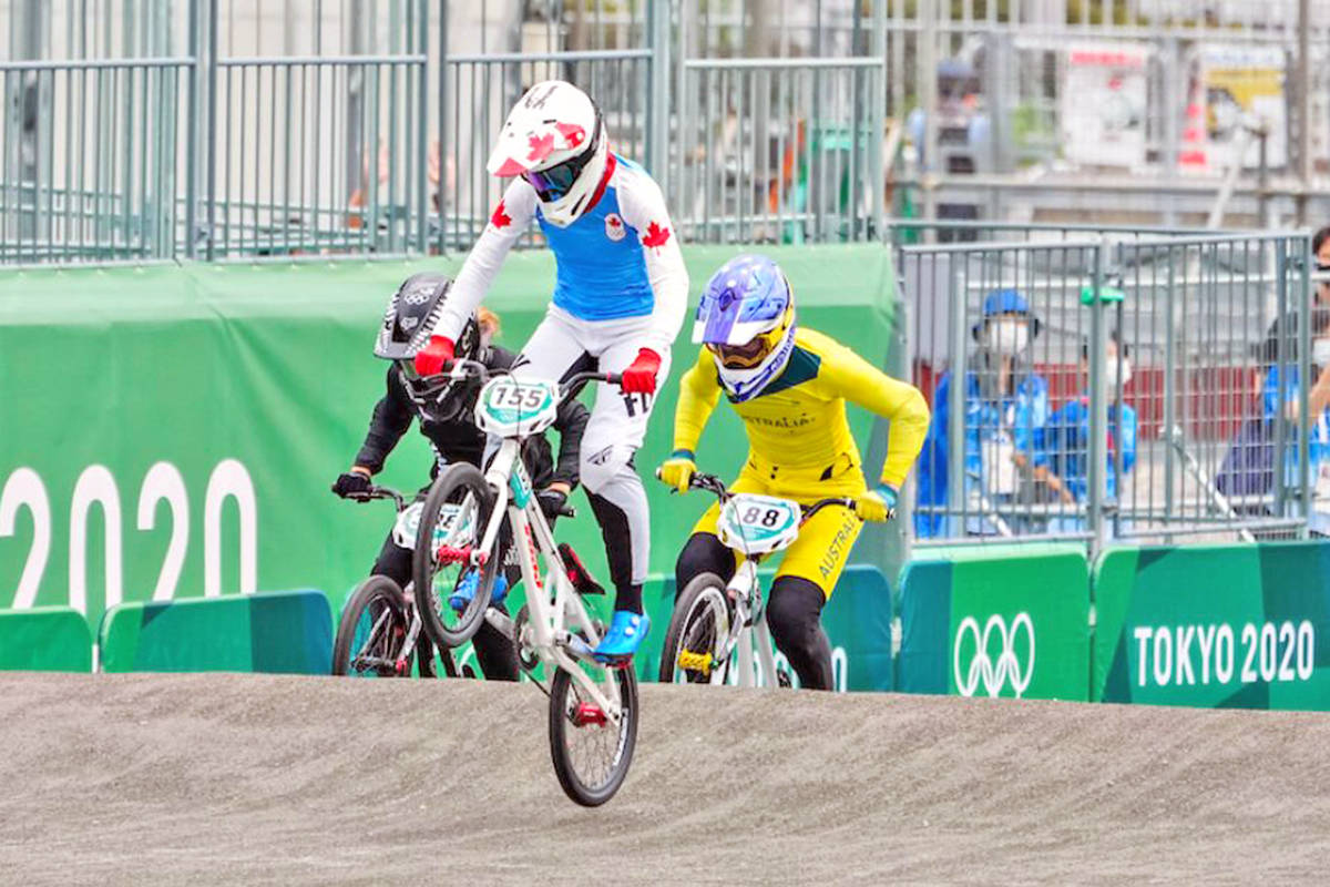 Langley City's Drew Mechielsen makes BMX finals in Olympic