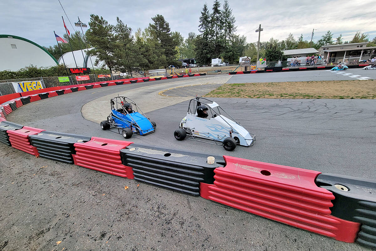 More than 70 young racers took part in the Langley Quarter Midget Association (LQMA) Northern Shootout on the weekend. (Dan Ferguson/Langley Advance Times)