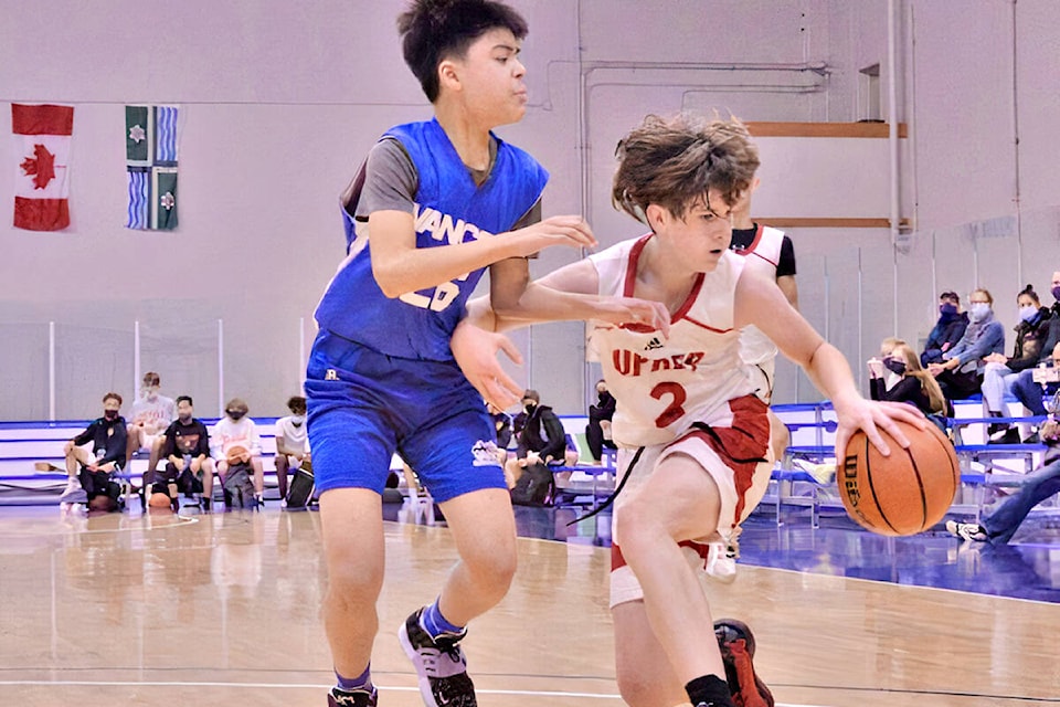U14 action at the BBall Nationals club basketball championships, held at Langley Events Centre Sept. 16 - 19. (Gary Ahuja/Langley Events Centre)