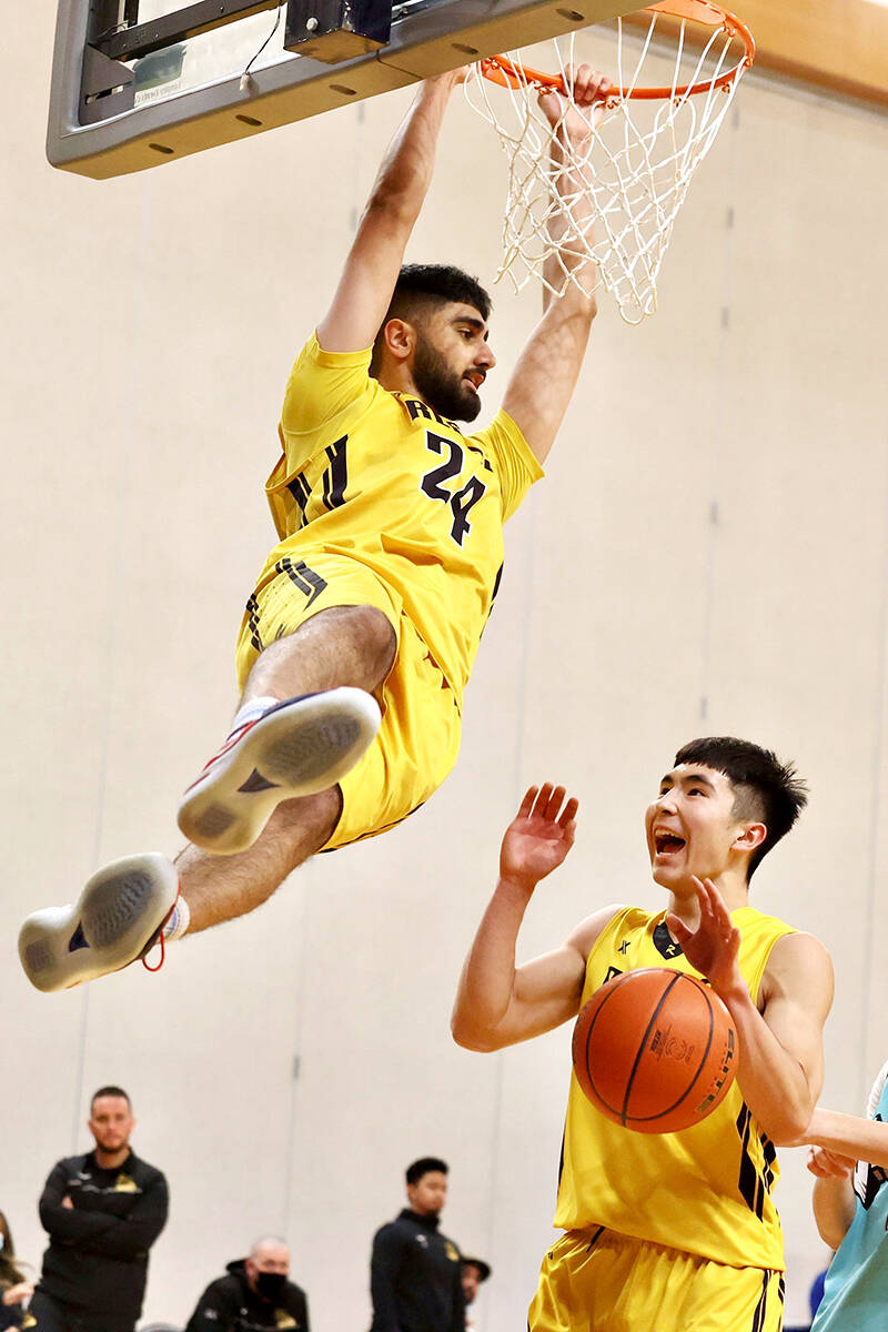 Burnaby South Rebels crushed the King George Dragons 70-37 in the championship final of the 2021 Tsumura Invitational, held Saturday, Dec. 11 at Langley Events Centre. (Garrett James, Langley Events Centre/Special to Langley Advance Times)