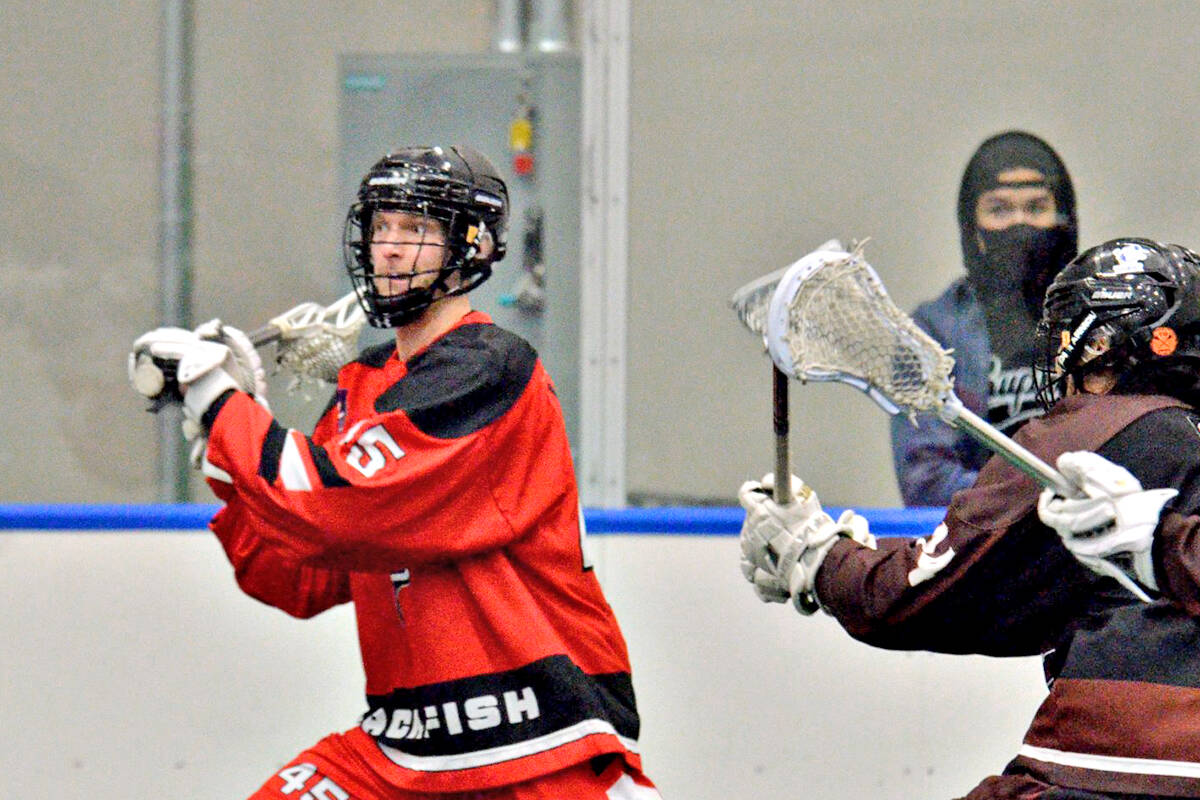 Black Fish Laszlo Henning earned second-star honours following his three-goal, four-point game against the Grizzlies at the Langley Events Centre on Wednesday, Feb. 16. (Gary Ahuja, Langley Events Centre/Special to Langley Advance Times)