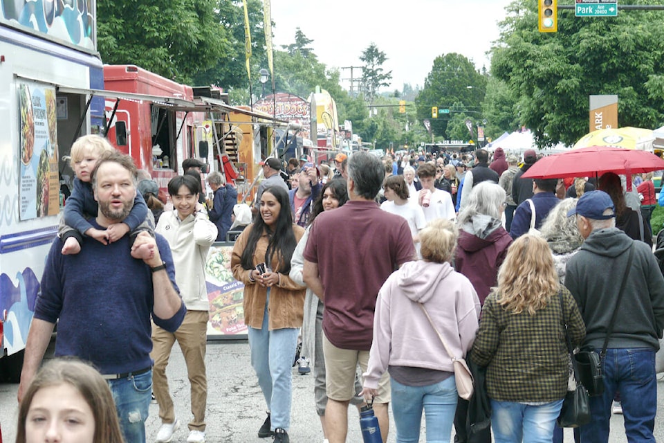 It was the biggest turnout for a Langley City Community Day, with the first post-pandemic version taking place on Saturday, June 18. (Dan Ferguson/Langley Advance Times)