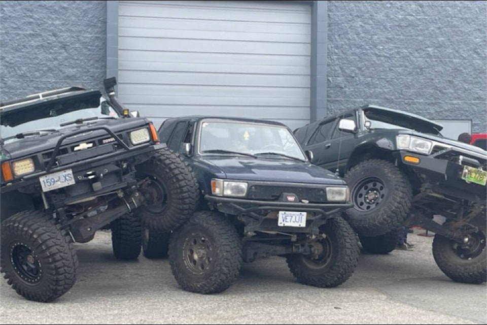 More than 100 cars were featured at the annual car show held at Neighbour Neighbourhood Auto Glass and Upholstery. G Kalsi, the owner raises money throughout the year to help families during the Christmas time. (Special to Langley Advance Times)