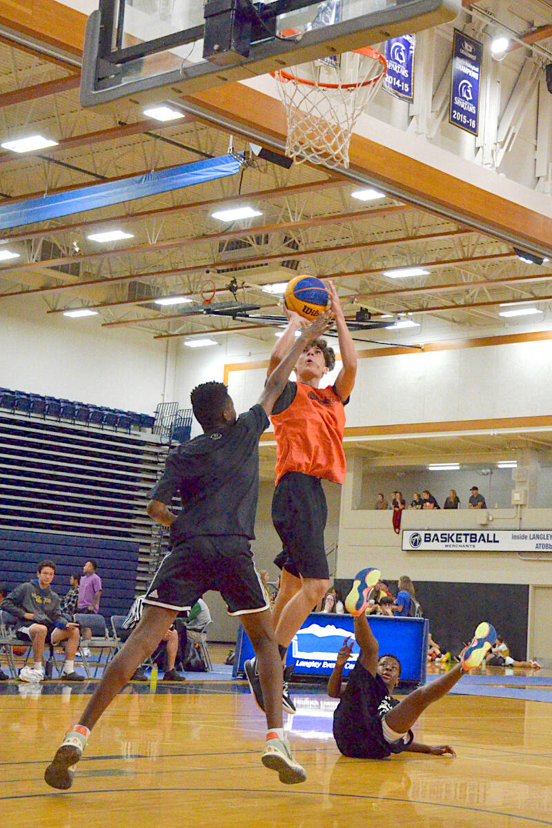 Summer Slam 3x3 wrapped up an intense day of competition on Saturday, Sept. 3, at Langley Events Centre. (Gary Ahuja, Langley Events Centre)