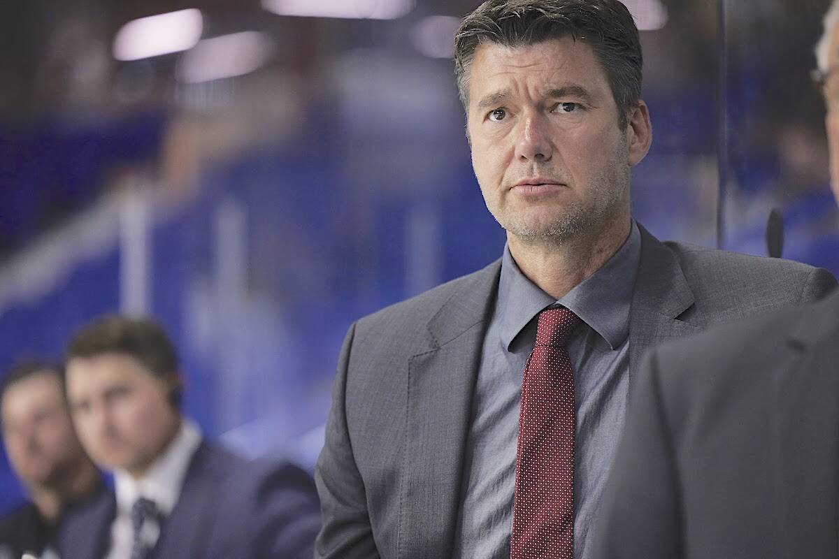Vancouver Giants head coach Michael Dyck will be guiding a much younger team this season. (Rob Wilton/Special to Langley Advance Times)