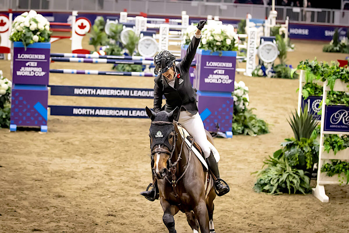 VIDEO: Langley's Foster takes podium at $250K Longines FEI VIDEO: Langley's Foster takes podium at $250K Longines FEI