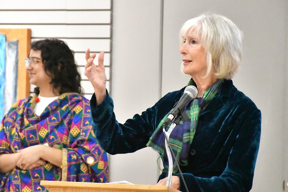 Diane Gendron, president of the 91ԭ Arts Council board of directors. (Kyler Emerson/Aldergrove Star)