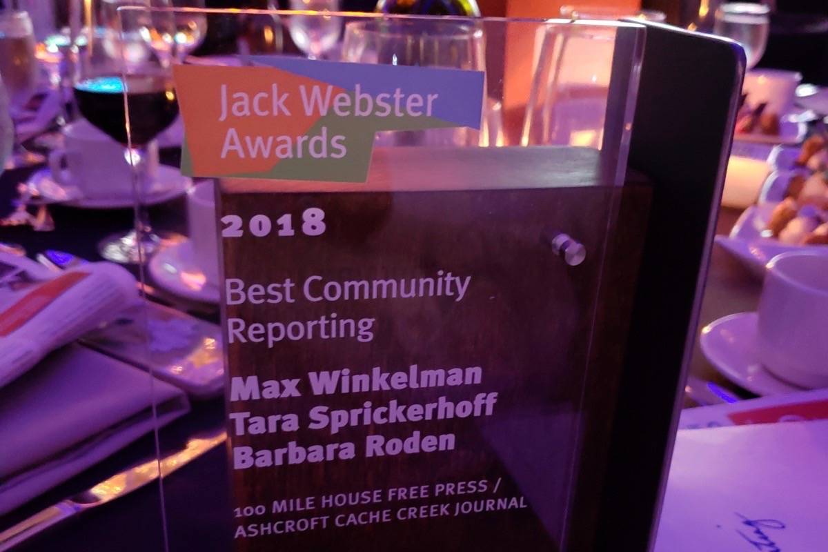 Black Press Media newsrooms win big at Webster Awards