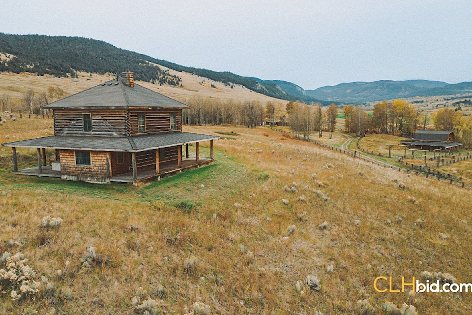 One of the historic buildings that forms part of The Hat Creek Collection, 74,716 acres of property going up for auction on Aug. 15, 2024.