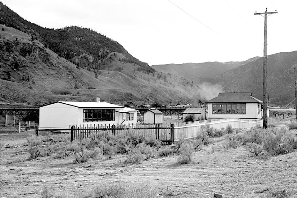 The Spences Bridge school, pictured in 1960.
