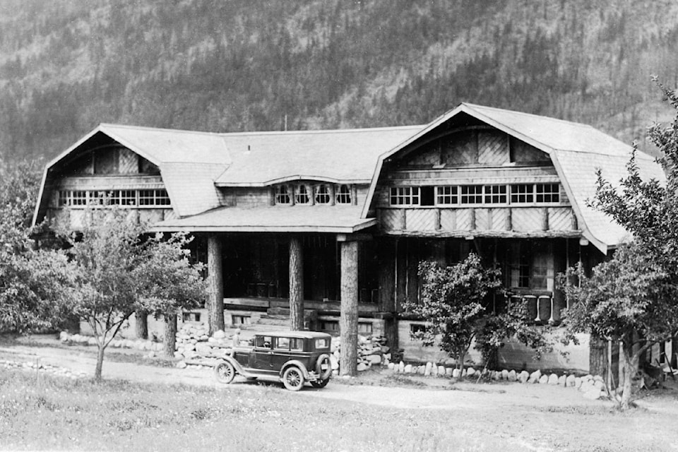 Siska Lodge south of Lytton, pictured in the late 1920s.