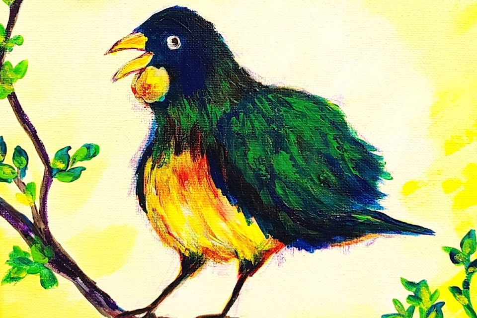 yellow-bird-painting