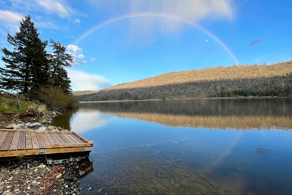 'Rainbow Circle' by Christoph Neufeld is one of the photographs in the 2025 Loon Lake fundraiser calendar.