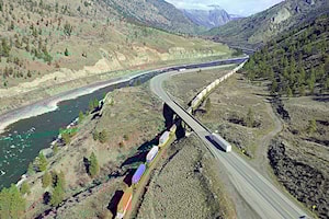 Sackum bridge replacement will improve Highway 1 east of Lytton