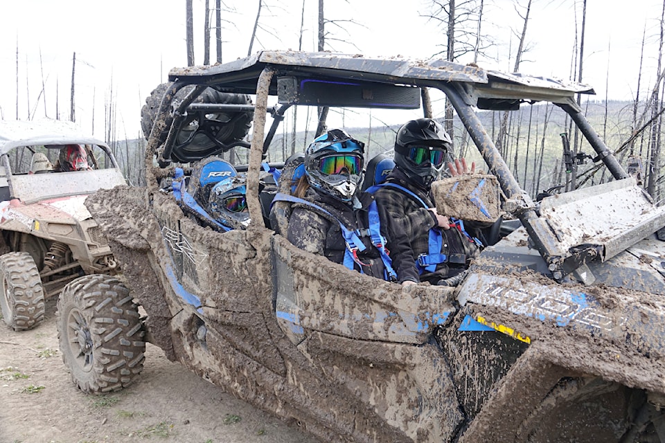 If how dirty you get is an indicator of how much fun you had, these participants in the Loon lake Off-Road Vehicle Fun Run on May 17 had a great time.