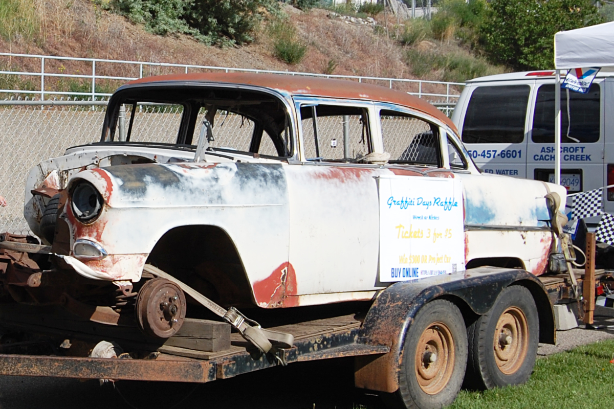 Restored raffle car makes triumphant return to Cache Creek