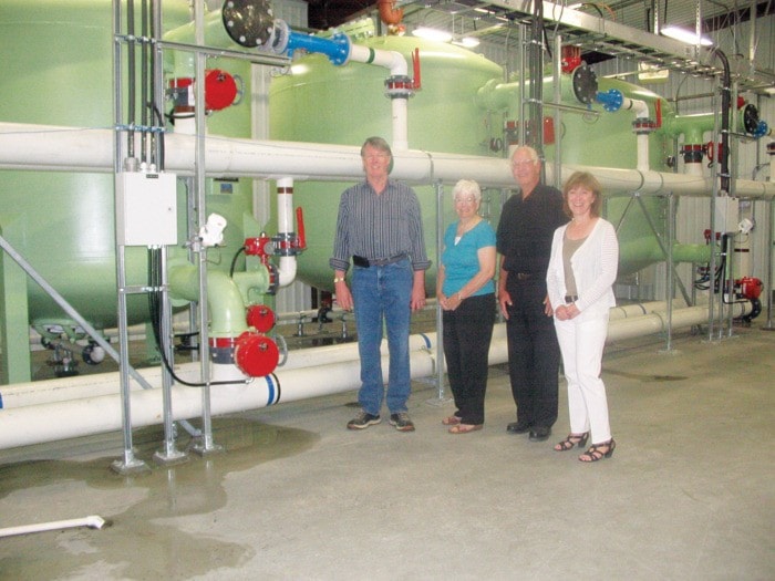 Mayor John Ranta with Councillors Ida Makaro and Darrell Rasclif