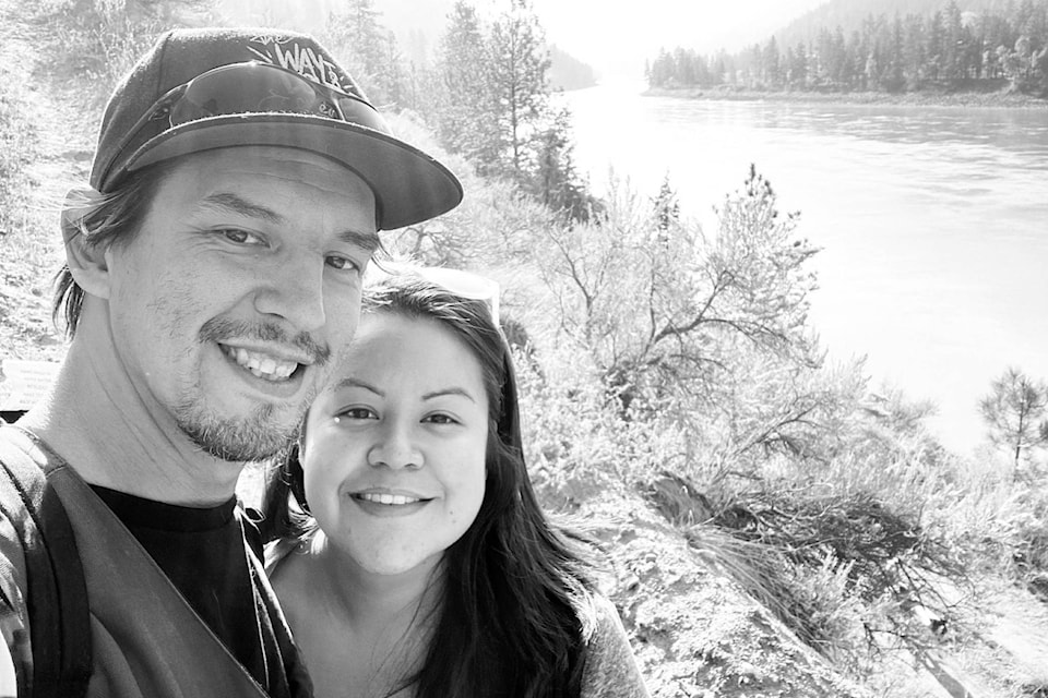 Renegade Prospectors co-founders Rick Curiston and Tina Francis pose near Cayoosh Creek. Former Agassiz resident Curiston recently celebrated one year sober from alcohol and eight years drug-free, loving his new lease on life, family and their love for treasure hunting. (Contributed Photo/Tina Francis)