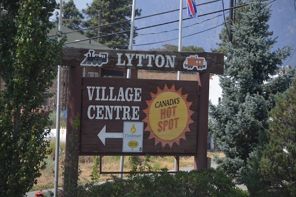 Entrance sign to Lytton, July 9, 2021. (Photo credit: Barbara Roden)