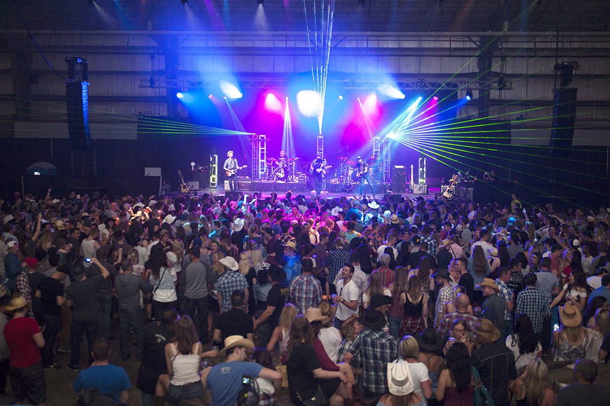 The Longhorn saloon filled to capacity at the 2017 Cloverdale Rodeo & Country Fair. (submitted photo)