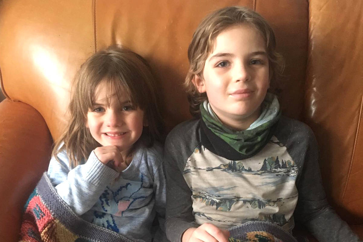 Nelsons Owen Canale, 8, tested positive for COVID-19, but the virus spared his six-year-old sister Ali. Photo: Submitted