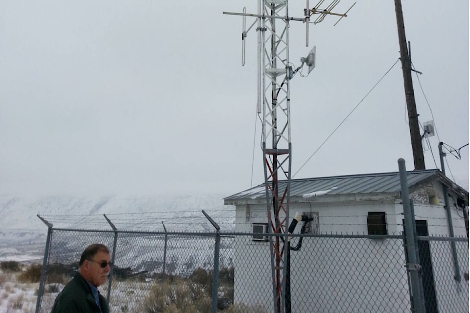 The Cache Creek radio station building (pictured) was broken into in mid-November, 2021, and damage to equipment has kept the station off the air since then. (Photo credit: Journal files)